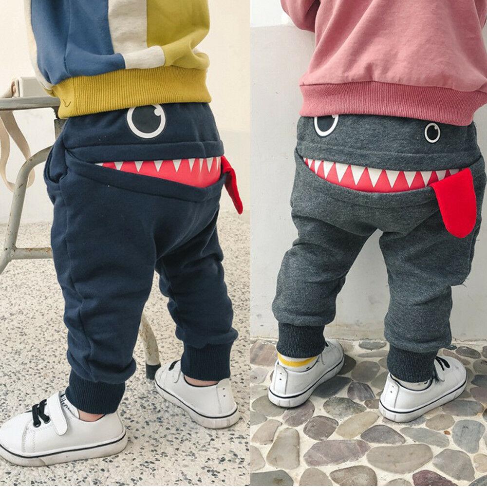 Pantaloni per Neonati con Mostro Disegnato